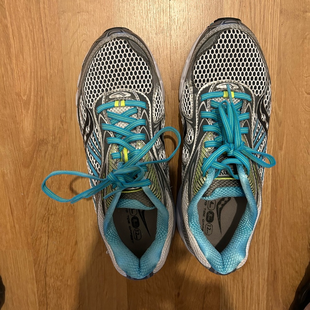 Saucony Women's Athletic Shoes - Black, White, and Teal